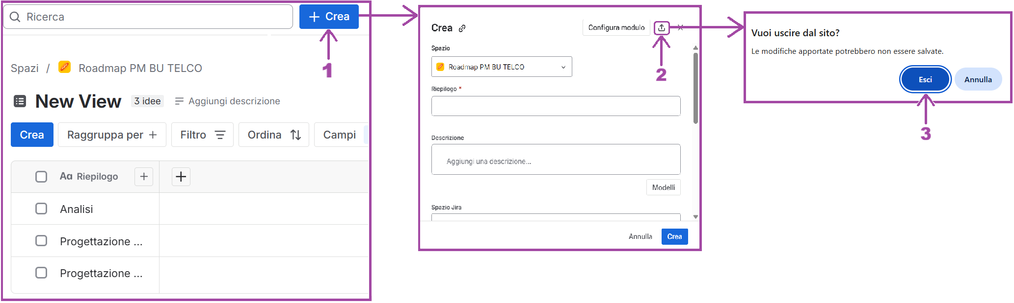 Caricamento CSV Jira Discovery